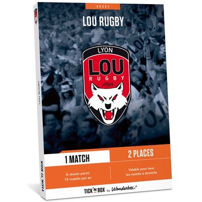 Coffret cadeau Wbx Connect Lou Rugby - Publicité Coffret cadeau Wbx Connect Lou Rugby - Publicité