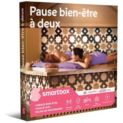 Coffret cadeau SmartBox Pause bien-être à deux - Publicité Coffret cadeau SmartBox Pause bien-être à deux - Publicité