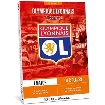 Coffret cadeau Wbx Connect Olympique Lyonnais Supporter - Publicité Coffret cadeau Wbx Connect Olympique Lyonnais Supporter - Publicité