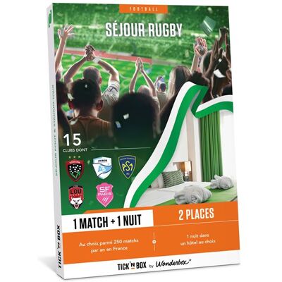 Coffret cadeau Wbx Connect 100% Rugby Séjour - Publicité Coffret cadeau Wbx Connect 100% Rugby Séjour - Publicité