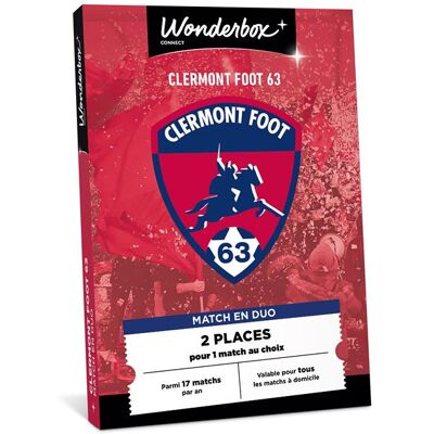 Coffret cadeau Wbx Connect Clermont Football - Publicité Coffret cadeau Wbx Connect Clermont Football - Publicité