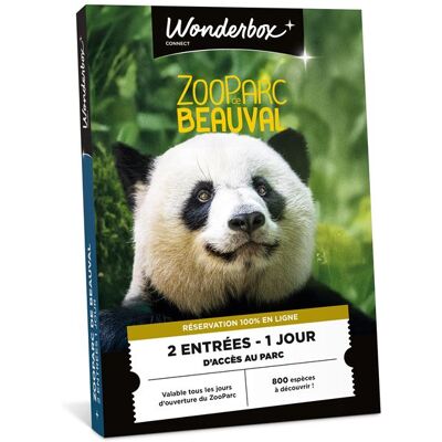 Coffret cadeau Wbx Connect ZooParc de Beauval - Publicité Coffret cadeau Wbx Connect ZooParc de Beauval - Publicité