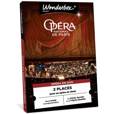 Coffret cadeau Wbx Connect Opéra de Paris - Publicité Coffret cadeau Wbx Connect Opéra de Paris - Publicité