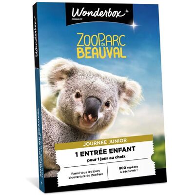 Coffret cadeau Wbx Connect ZooParc de Beauval 1 Entrée Enfant - Publicité Coffret cadeau Wbx Connect ZooParc de Beauval 1 Entrée Enfant - Publicité