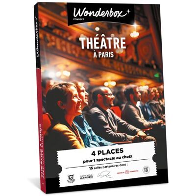 Coffret cadeau Wbx Connect Théâtre à Paris pour 4 personnes - Publicité Coffret cadeau Wbx Connect Théâtre à Paris pour 4 personnes - Publicité