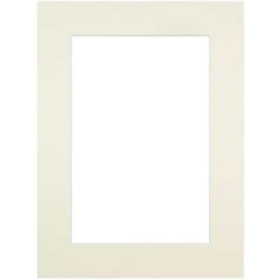 BRIO Passe-partout crème 40x50 cm ouverture 24x30 cm CEANOTHE en carton - Fabriqué en France Crème - Publicité BRIO Passe-partout crème 40x50 cm ouverture 24x30 cm CEANOTHE en carton - Fabriqué en France Crème - Publicité