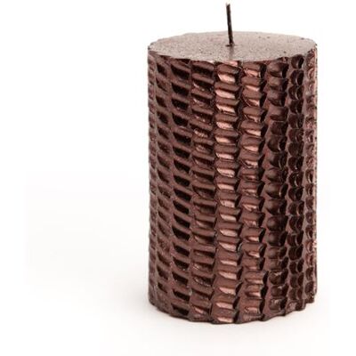 Amadeus - Tribale - Marron métallisé - Ø6.80 cm - H10.5 cm - Candle - Publicité Amadeus - Tribale - Marron métallisé - Ø6.80 cm - H10.5 cm - Candle - Publicité