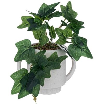 Non communiqué Atmosphera Créateur d'intérieur - Plante Artificielle en Pot "Lierre" 24cm Blanc Blanc - Publicité Non communiqué Atmosphera Créateur d'intérieur - Plante Artificielle en Pot "Lierre" 24cm Blanc Blanc - Publicité