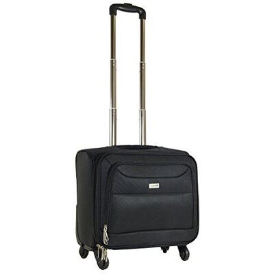 AC-Déco Pilot-case multifonctions à 4 roulettes - 34 x 40 x 19 cm - Noir Noir - Publicité AC-Déco Pilot-case multifonctions à 4 roulettes - 34 x 40 x 19 cm - Noir Noir - Publicité