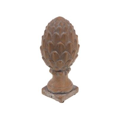 Non communiqué Pomme de pin Terracotta 19,5 cm - Amadeus - Marron - Marron - Publicité Non communiqué Pomme de pin Terracotta 19,5 cm - Amadeus - Marron - Marron - Publicité