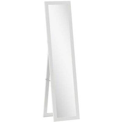 Non communiqué Miroir sur pied et mural rectangulaire dim. 37L x 40l x 157H cm aspect bois blanc Blanc - Publicité Non communiqué Miroir sur pied et mural rectangulaire dim. 37L x 40l x 157H cm aspect bois blanc Blanc - Publicité