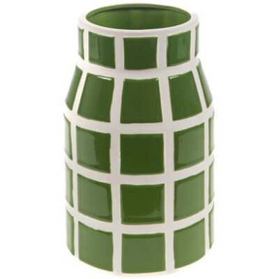 Non communiqué Vase mosaïque cube - Amadeus - Vert - Céramique Vert - Publicité Non communiqué Vase mosaïque cube - Amadeus - Vert - Céramique Vert - Publicité