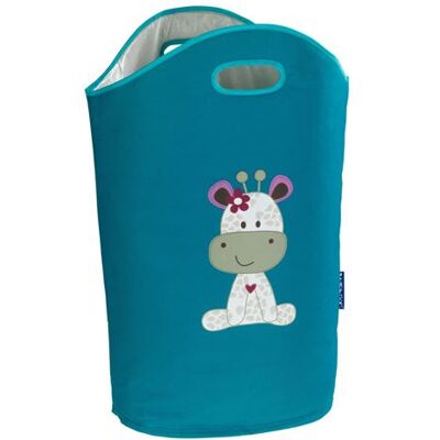 Wenko - Panier à linge enfant Greta - 40 x H. 52 cm - Bleu Bleu - Publicité Wenko - Panier à linge enfant Greta - 40 x H. 52 cm - Bleu Bleu - Publicité