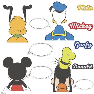 RoomMates - Disney Mickey Mouse & Friends - 12 pcs - Sticker mural - Publicité RoomMates - Disney Mickey Mouse & Friends - 12 pcs - Sticker mural - Publicité