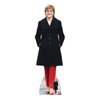 Générique STAR CUTOUTS Figurine en carton Nicola Sturgeon femme politique écossaise Haut 166 cm Noir - Publicité Générique STAR CUTOUTS Figurine en carton Nicola Sturgeon femme politique écossaise Haut 166 cm Noir - Publicité