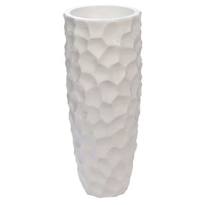 Non communiqué Vase Cactus blanc 90 cm - Lou De Castellane - Blanc - Verre Blanc - Publicité Non communiqué Vase Cactus blanc 90 cm - Lou De Castellane - Blanc - Verre Blanc - Publicité
