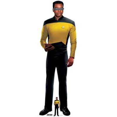 Iconicgreats - Geordi La Forge - 172 cm de hauteur - Cardboard Cutout - Publicité Iconicgreats - Geordi La Forge - 172 cm de hauteur - Cardboard Cutout - Publicité