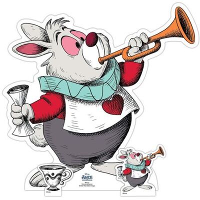 Non communiqué STAR CUTOUTS Figurine en carton - Alice au Pays des Merveilles Vintage - Lapin Blanc - Haut 70 cm Blanc - Publicité Non communiqué STAR CUTOUTS Figurine en carton - Alice au Pays des Merveilles Vintage - Lapin Blanc - Haut 70 cm Blanc - Publicité