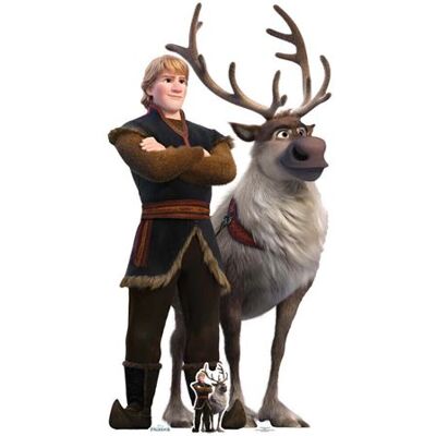 Générique STAR CUTOUTS Figurine en carton Disney La Reine des Neiges 2 Kristoff et Sven ensemble Hauteur 195 cm Multicolors - Publicité Générique STAR CUTOUTS Figurine en carton Disney La Reine des Neiges 2 Kristoff et Sven ensemble Hauteur 195 cm Multicolors - Publicité