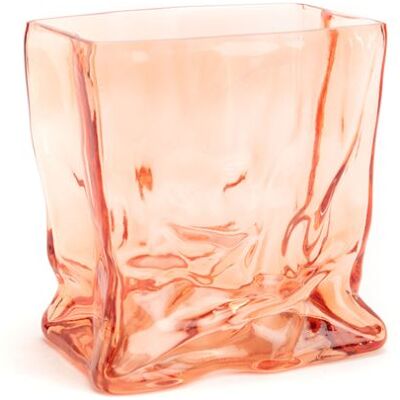 Amadeus - Sac - Terracotta - Verre transparent - Vase - Publicité Amadeus - Sac - Terracotta - Verre transparent - Vase - Publicité