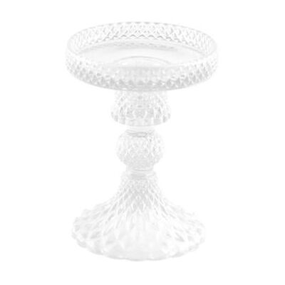 Non communiqué bougeoir verre embossé préciosité 11.8cm incolore - générique 13321 Transparent - Publicité Non communiqué bougeoir verre embossé préciosité 11.8cm incolore - générique 13321 Transparent - Publicité