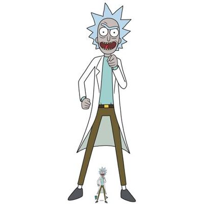 Iconicgreats - Rick Sanchez Cardboard Cutout Official Standee - Publicité Iconicgreats - Rick Sanchez Cardboard Cutout Official Standee - Publicité