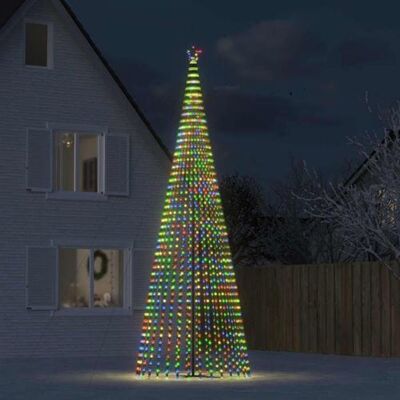 Non communiqué vidaXL Sapin de Noël à LED 1544 LED colorées 500 cm, décoration de Noël, lumière LED, lumière de Noël extérieure, cône de 358075 Or - Publicité Non communiqué vidaXL Sapin de Noël à LED 1544 LED colorées 500 cm, décoration de Noël, lumière LED, lumière de Noël extérieure, cône de 358075 Or - Publicité