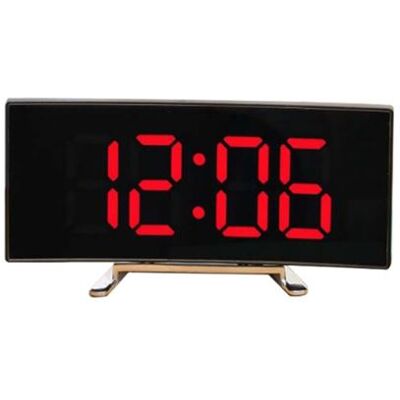 Non communiqué LINFE Réveil multifonctionnel à LED avec miroir, horloge miroir avec affichage de la température et de la date, détection automatique, rouge rouge - Publicité Non communiqué LINFE Réveil multifonctionnel à LED avec miroir, horloge miroir avec affichage de la température et de la date, détection automatique, rouge rouge - Publicité