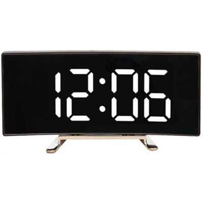 Non communiqué LINFE Réveil multifonctionnel à LED avec miroir, horloge miroir avec affichage de la température et de la date, détection automatique, blanc blanc - Publicité Non communiqué LINFE Réveil multifonctionnel à LED avec miroir, horloge miroir avec affichage de la température et de la date, détection automatique, blanc blanc - Publicité