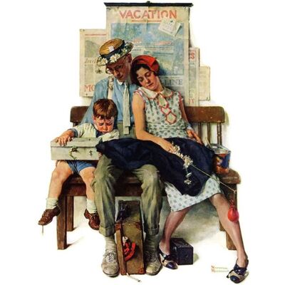Non communiqué Fabulous Poster Partir en vacance enfants peinture norman (61cm x 79cm) - Publicité Non communiqué Fabulous Poster Partir en vacance enfants peinture norman (61cm x 79cm) - Publicité