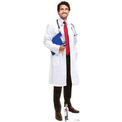 Générique STAR CUTOUTS Figurine en carton Docteur 186 cm Blanc - Publicité Générique STAR CUTOUTS Figurine en carton Docteur 186 cm Blanc - Publicité