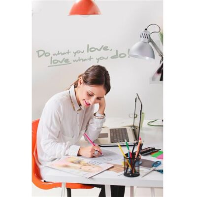KOMAR Sticker mural avec texte Do what you love, - 14 x 70 cm Multicolors - Publicité KOMAR Sticker mural avec texte Do what you love, - 14 x 70 cm Multicolors - Publicité