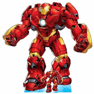 Générique STAR CUTOUTS Figurine en carton Comics Disney Marvel Avengers Hulkbuster H 192 CM Rouge - Publicité Générique STAR CUTOUTS Figurine en carton Comics Disney Marvel Avengers Hulkbuster H 192 CM Rouge - Publicité