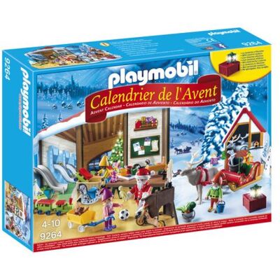 Playmobil Calendrier de l'avent 9264 Fabrique du Père Noël - Publicité Playmobil Calendrier de l'avent 9264 Fabrique du Père Noël - Publicité