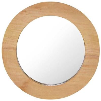Miroir Murale en Teck vidaXL 40cm Marron - Miroir Murale - Publicité Miroir Murale en Teck vidaXL 40cm Marron - Miroir Murale - Publicité