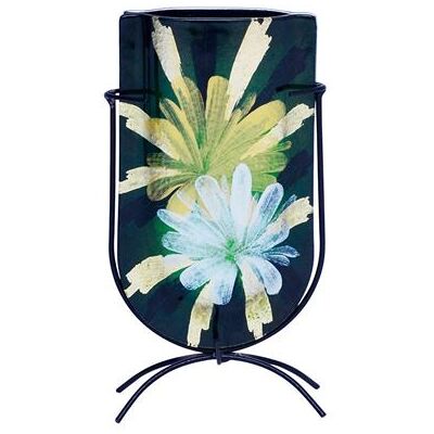 Non communiqué Vase obus Pampa 24 cm - Table Passion - Multicolore - Verre - Publicité Non communiqué Vase obus Pampa 24 cm - Table Passion - Multicolore - Verre - Publicité
