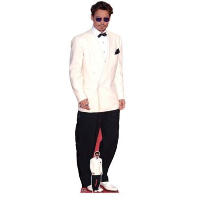 Non communiqué STAR CUTOUTS Figurine en carton - Johnny Depp veste blanche smoking - Acteur - Haut 183 cm Blanc - Publicité Non communiqué STAR CUTOUTS Figurine en carton - Johnny Depp veste blanche smoking - Acteur - Haut 183 cm Blanc - Publicité