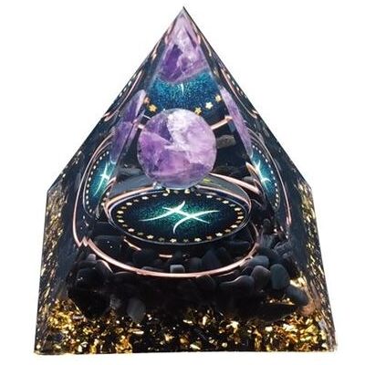 Non communiqué Pyramide d'orgonite constellation du zodiaque poisson améthyste Multi - Publicité Non communiqué Pyramide d'orgonite constellation du zodiaque poisson améthyste Multi - Publicité
