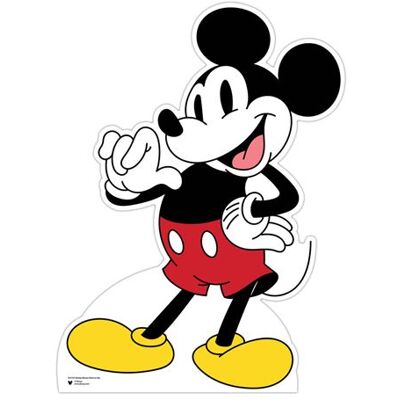 Non communiqué STAR CUTOUTS Figurine en carton Disney Mickey Mouse au grand sourire Hauteur 95 cm Multicolors - Publicité Non communiqué STAR CUTOUTS Figurine en carton Disney Mickey Mouse au grand sourire Hauteur 95 cm Multicolors - Publicité
