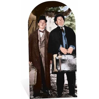 Générique STAR CUTOUTS Figurine en carton et passe tête Laurel et Hardy 192 cm Noir - Publicité Générique STAR CUTOUTS Figurine en carton et passe tête Laurel et Hardy 192 cm Noir - Publicité