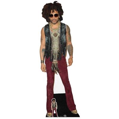 Iconicgreats - Lenny Kravitz Lifesize Cardboard Cutout - Rouge - Publicité Iconicgreats - Lenny Kravitz Lifesize Cardboard Cutout - Rouge - Publicité