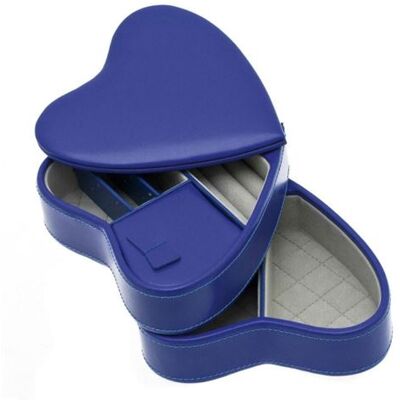 Non communiqué Davidts - Coffret à bijoux en cuir Chrome - bleu - 9867 Bleu - Publicité Non communiqué Davidts - Coffret à bijoux en cuir Chrome - bleu - 9867 Bleu - Publicité
