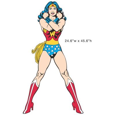 DC Comics - Wonder Woman Giant Sticker - 45,7 x 101,6 cm - Publicité DC Comics - Wonder Woman Giant Sticker - 45,7 x 101,6 cm - Publicité