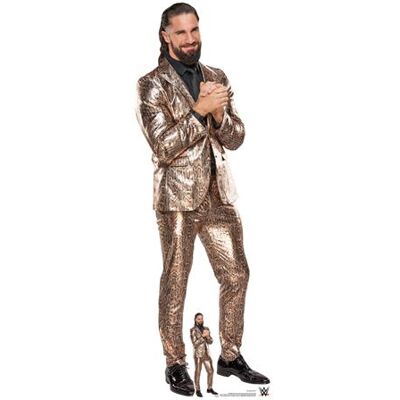 Iconicgreats - Seth Rollins Gold Suit - Cardboard Cutout - Publicité Iconicgreats - Seth Rollins Gold Suit - Cardboard Cutout - Publicité