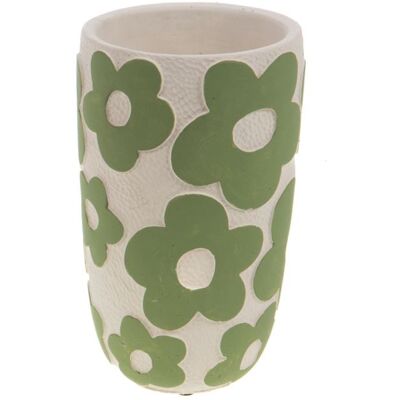 Non communiqué Vase ciment Marguerite 25 cm - Amadeus - Vert - Pierre Vert - Publicité Non communiqué Vase ciment Marguerite 25 cm - Amadeus - Vert - Pierre Vert - Publicité