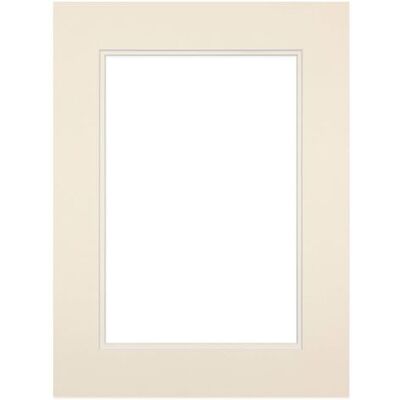 BRIO Passe-partout double blanc cassé 30x40 cm ouverture 20x30 cm CEANOTHE en carton - Fabriqué en France Blanc cassé - Publicité BRIO Passe-partout double blanc cassé 30x40 cm ouverture 20x30 cm CEANOTHE en carton - Fabriqué en France Blanc cassé - Publicité