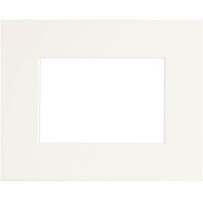 BRIO Passe-partout Epais blanc cassé 40x50 cm ouverture 24x30 cm CEANOTHE en carton - Fabriqué en France Blanc cassé - Publicité BRIO Passe-partout Epais blanc cassé 40x50 cm ouverture 24x30 cm CEANOTHE en carton - Fabriqué en France Blanc cassé - Publicité