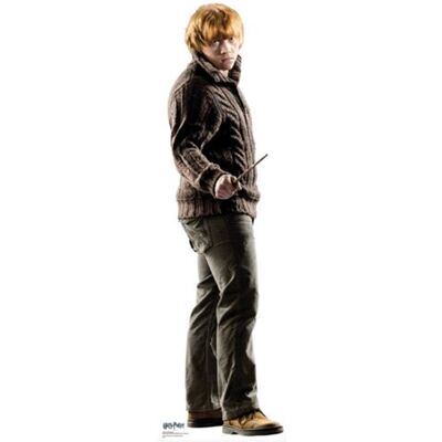Générique STAR CUTOUTS Figurine en carton Ron Weasley avec baguette magique en tenue de ville Harry Potter Hauteur 92 CM Noir - Publicité Générique STAR CUTOUTS Figurine en carton Ron Weasley avec baguette magique en tenue de ville Harry Potter Hauteur 92 CM Noir - Publicité