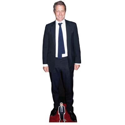 Non communiqué STAR CUTOUTS Figurine en carton Hugh Grant en costume noir et cravate bleue 181cm Noir - Publicité Non communiqué STAR CUTOUTS Figurine en carton Hugh Grant en costume noir et cravate bleue 181cm Noir - Publicité