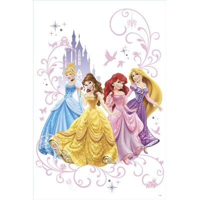RoomMates stickers muraux Disney Princess vinyle 59 x 85 cm Multicolors - Publicité RoomMates stickers muraux Disney Princess vinyle 59 x 85 cm Multicolors - Publicité